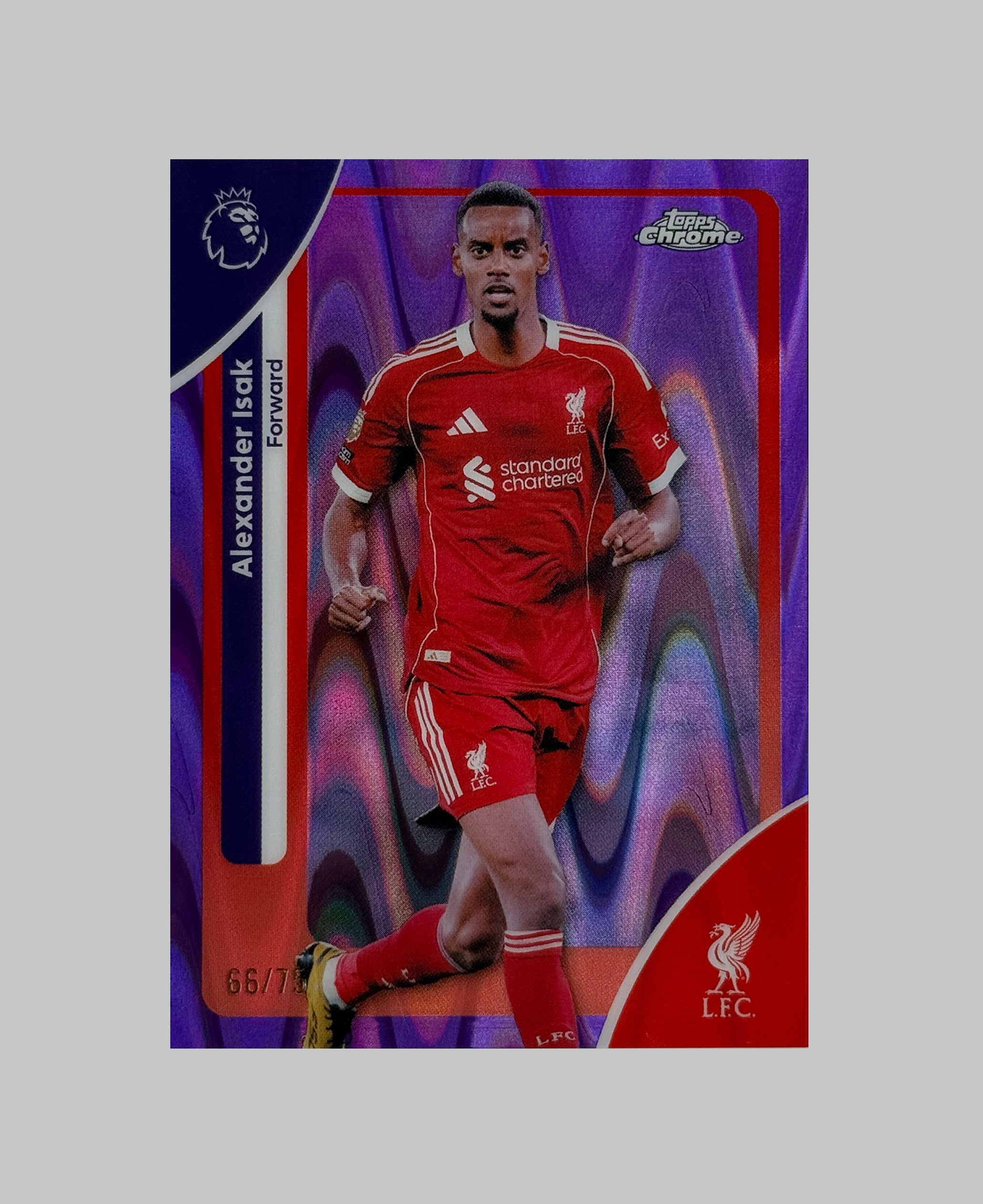 Topps Chrome Premier League 2026 Alexander Isak 66/75