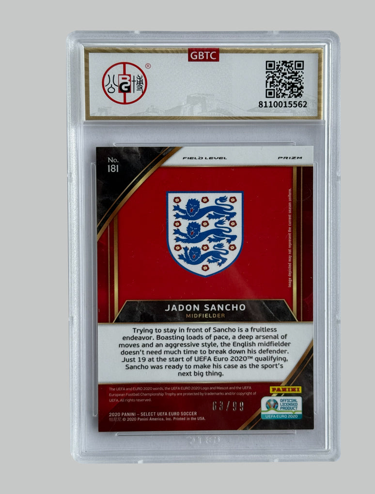 Panini Select 2020 Jadon Sancho 63/99 GBTC 9.5 GEM MT