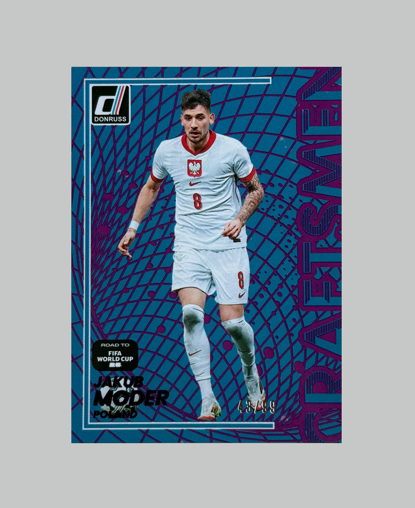 Panini Donruss Road to World Cup 2025-26 Jakub Moder Craftsman 43/99