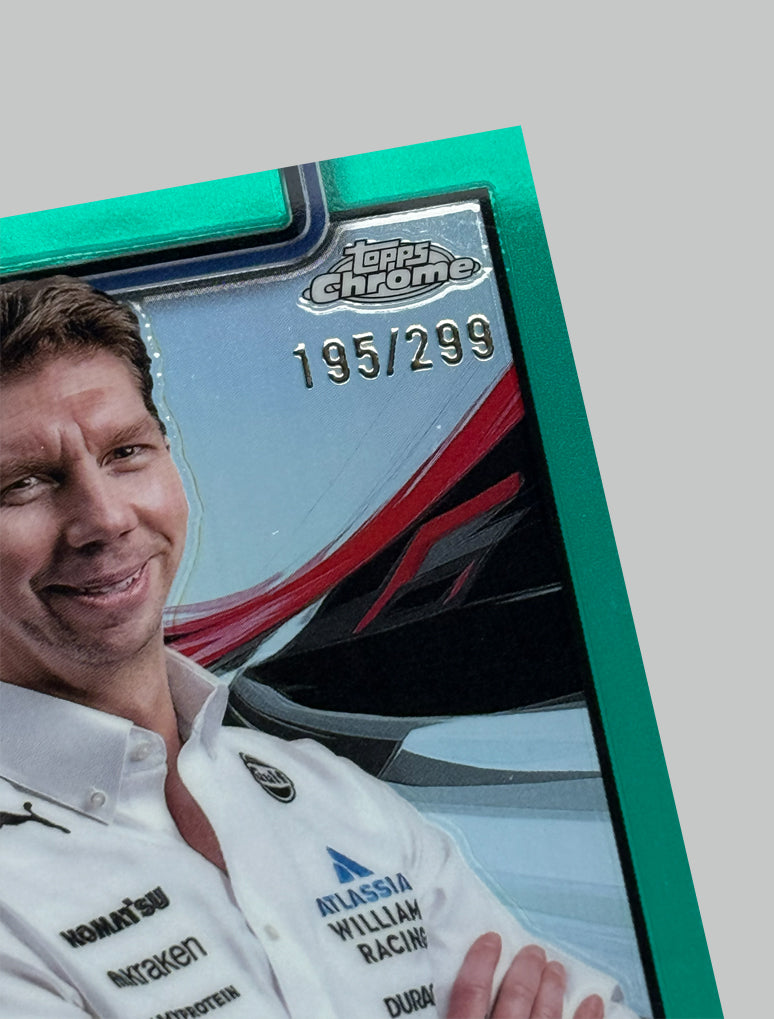 Topps Chrome F1 2025 James Vowles 195/299