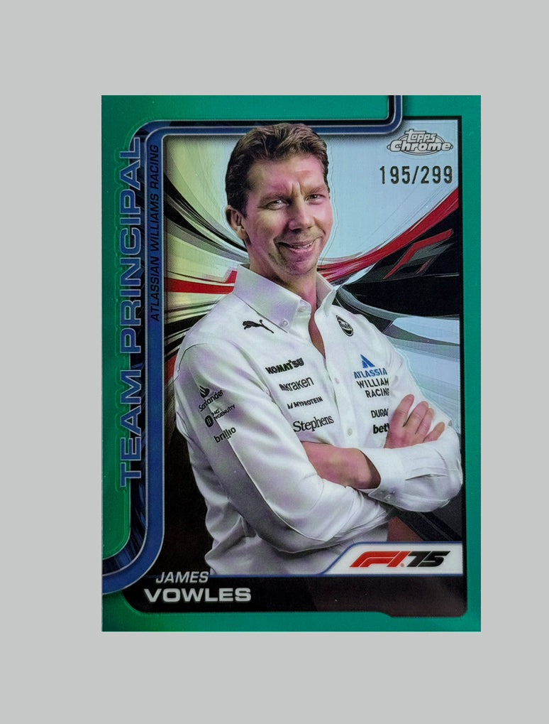Topps Chrome F1 2025 James Vowles 195/299