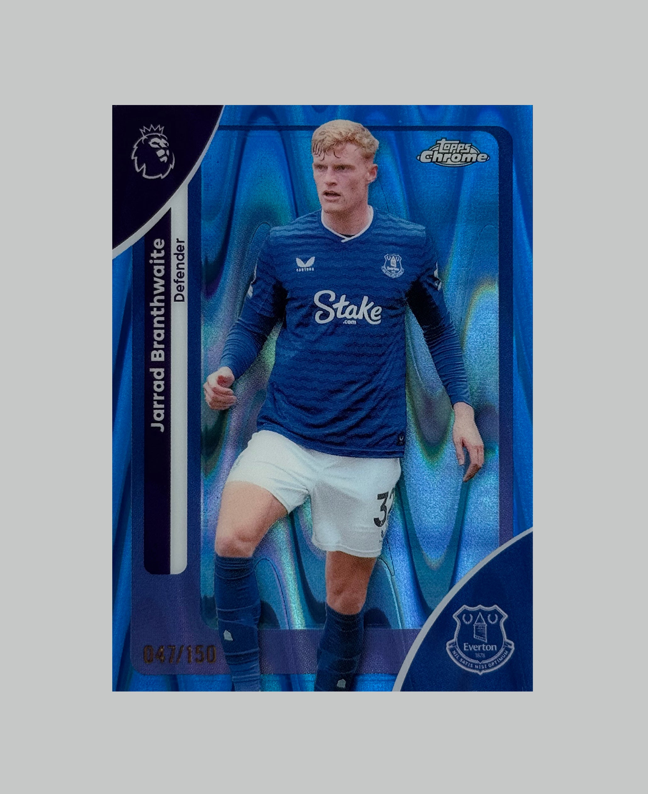 Topps Chrome Premier League 2026 Jarrad Branthwaite 047/150