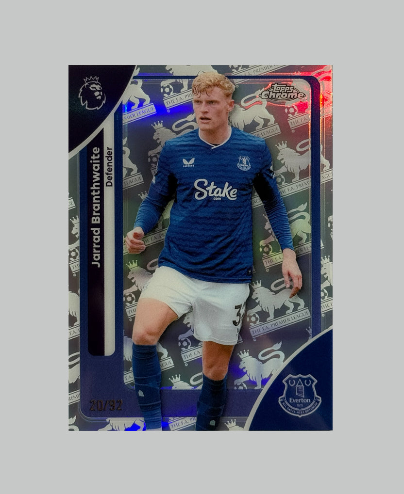 Topps Chrome Premier League 2026 Jarrad Branthwaite 20/92