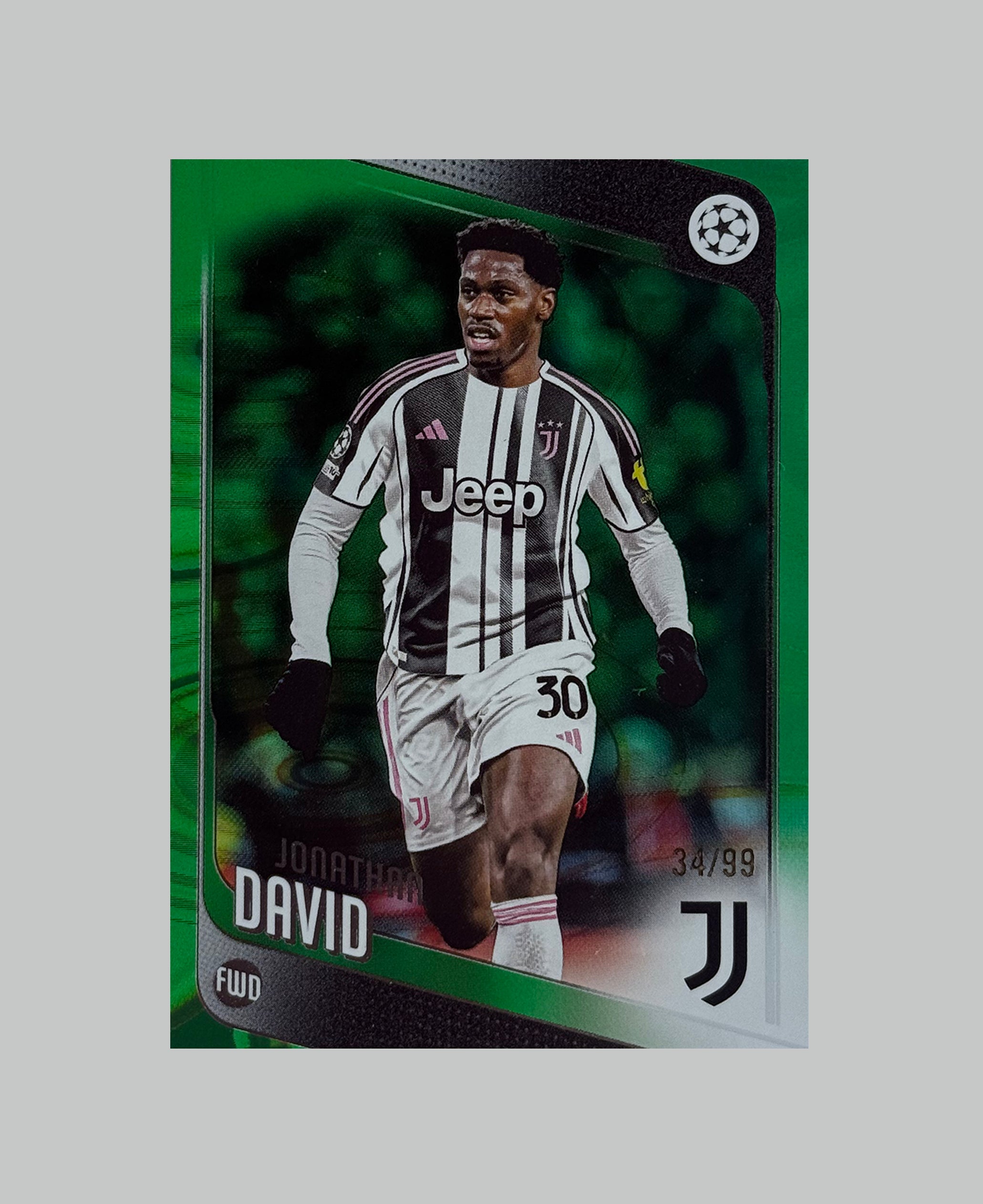 Topps UCC 2025-26 Jonathan David 34/99