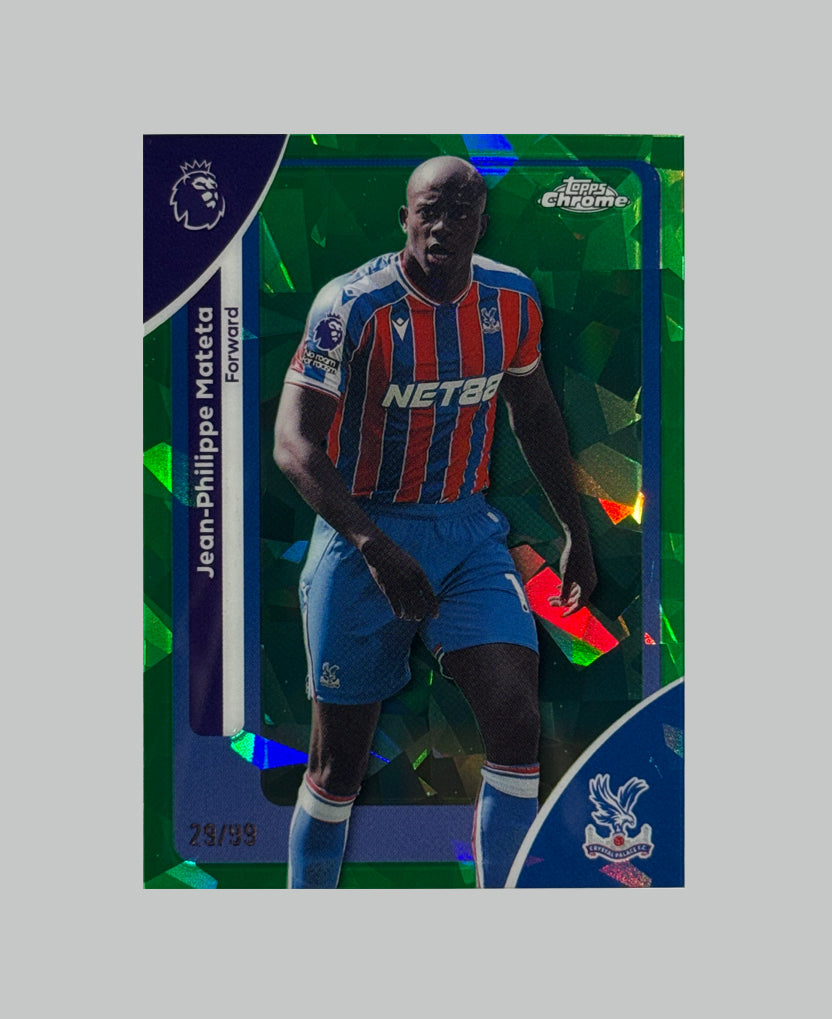 Topps Chrome Premier League 2026 Jean-Philippe Mateta 29/99 Sapphire
