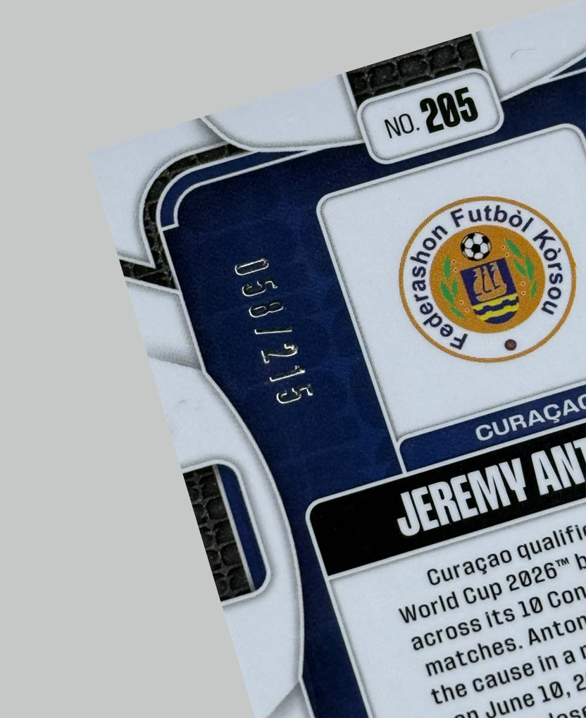 Panini Prizm World Cup 2026 Jeremy Antonisse (RC) 058/215