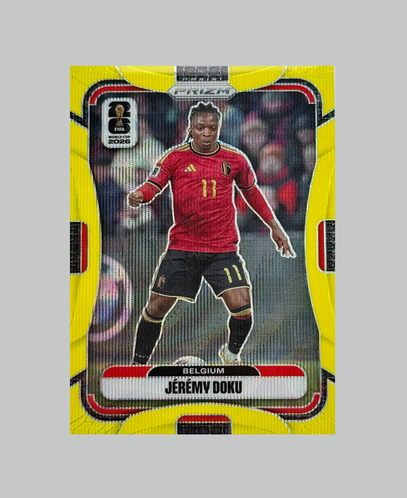 Panini Prizm World Cup 2026 Jeremy Doku 167/180
