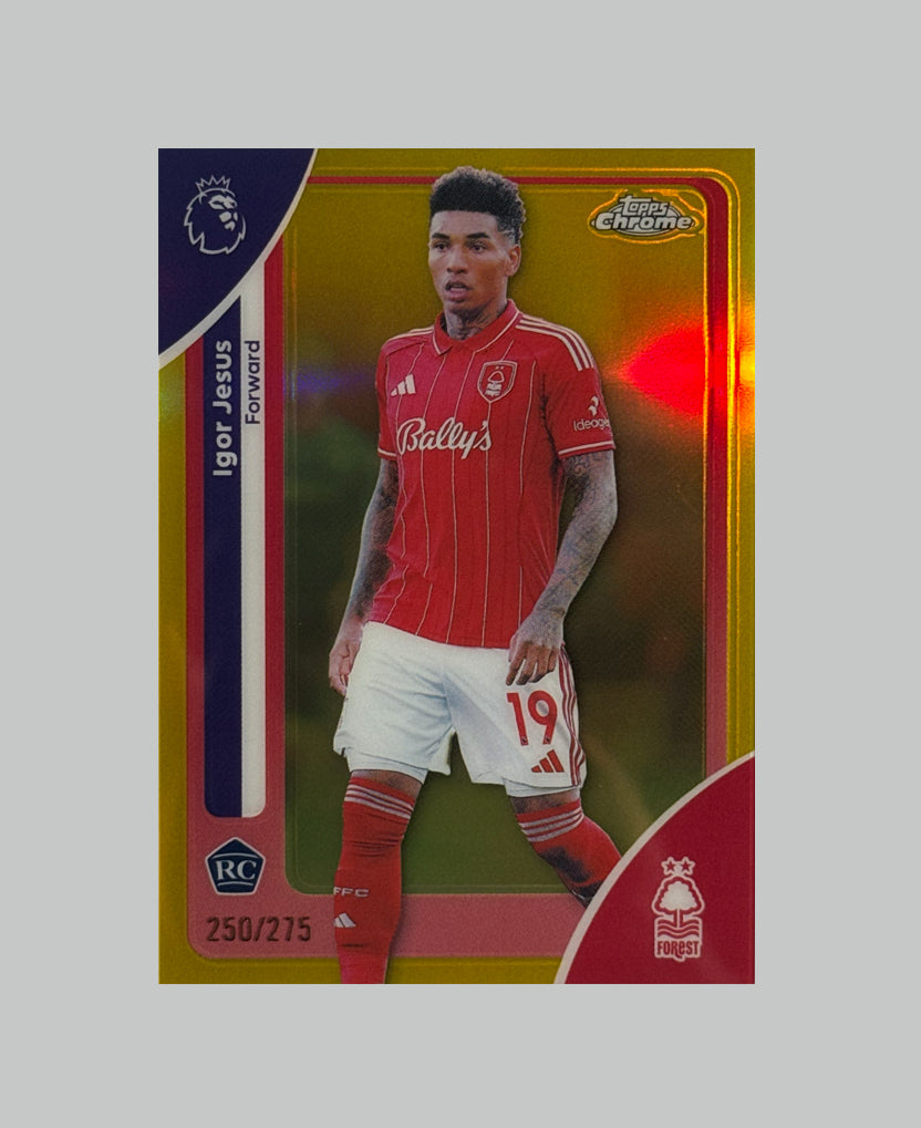 Topps Chrome Premier League 2026 Igor Jesus (RC) 250/275