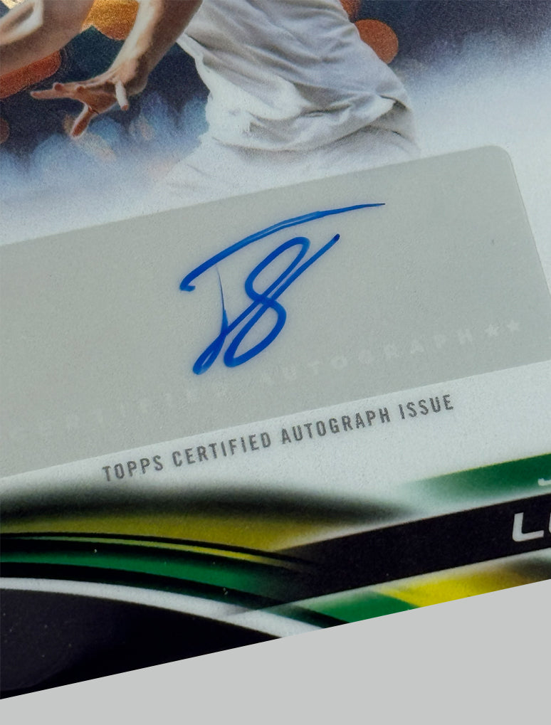 Topps Chrome Tennis 2025 Jagger Leach (RC) Auto