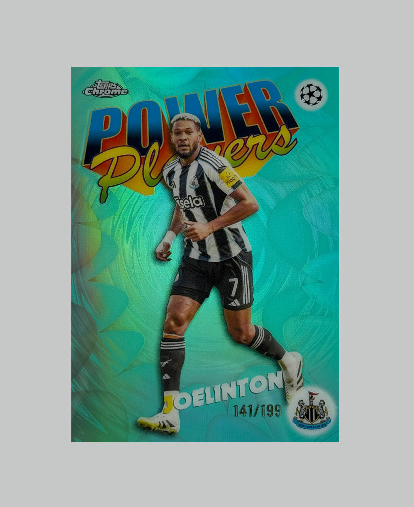 Topps Chrome UCC 2025-26 Joelinton Power Players 141/199
