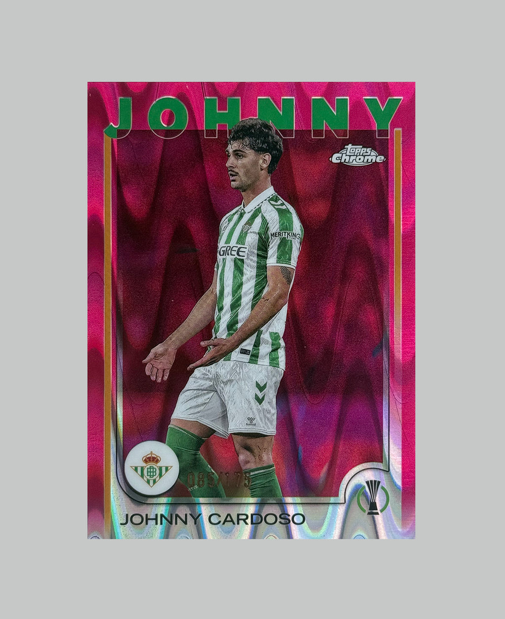 Topps Chrome UCC 2024-25 Johnny Cardoso 085/175