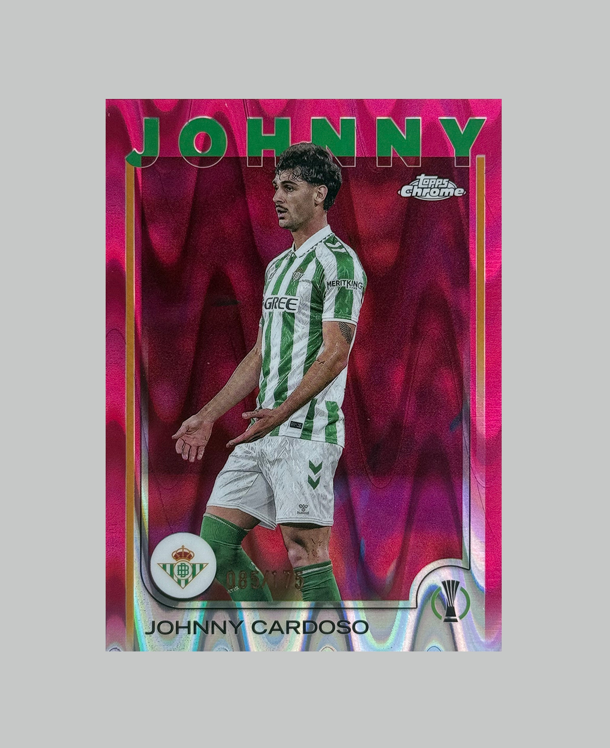 Topps Chrome UCC 2024-25 Johnny Cardoso 085/175