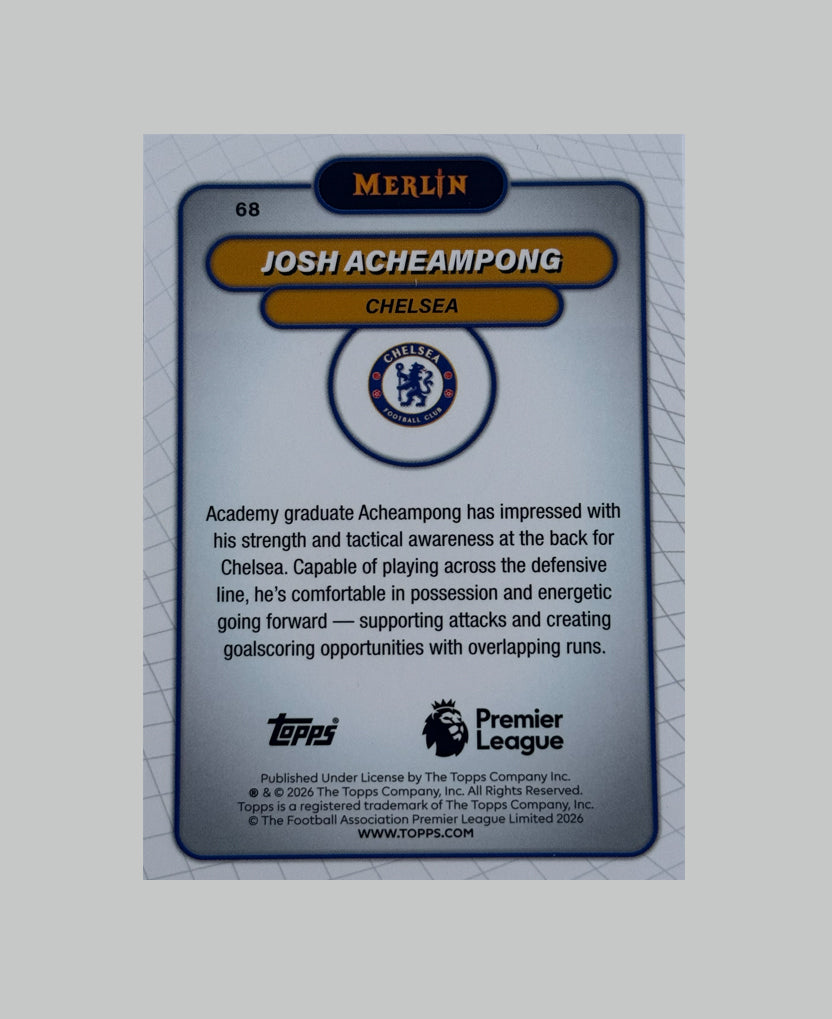 Topps Merlin Premier League 2025-26 Josh Acheampong 056/199
