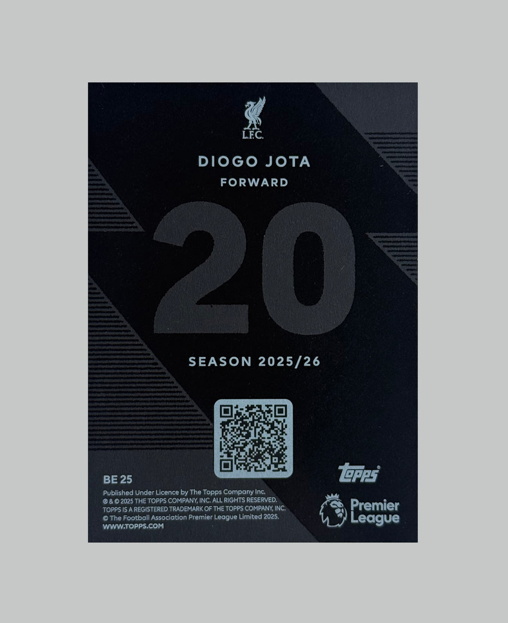 Topps Premier League 2025/26 Diogo Jota Black Edge