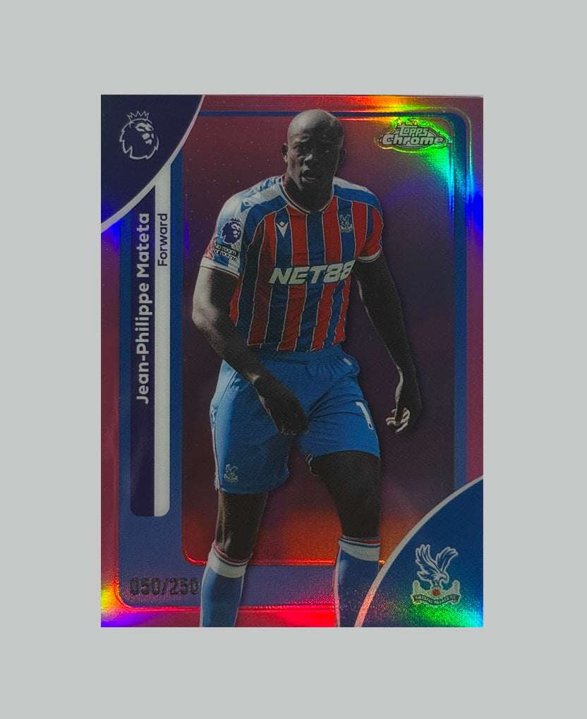 Topps Chrome Premier League 2026 Jean-Philippe Mateta 050/250