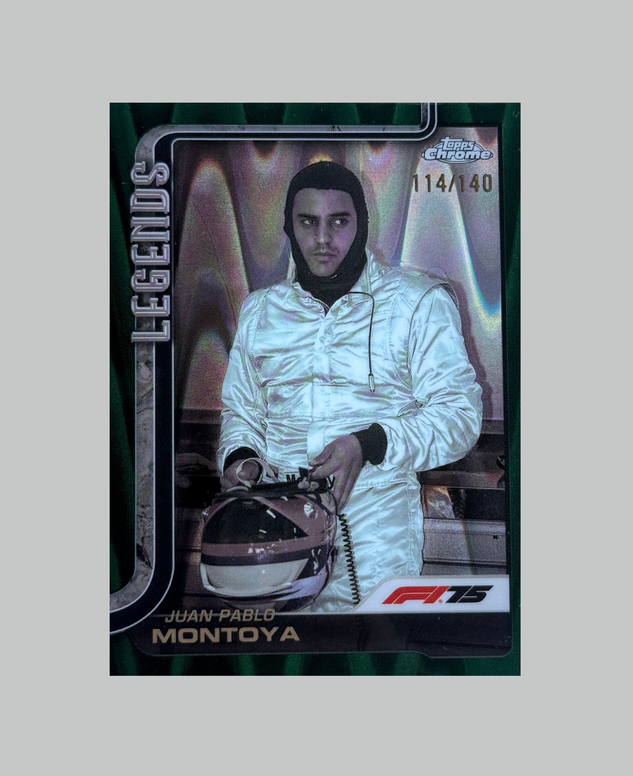Topps Chrome F1 2025 Juan Pablo Montoya 114/140