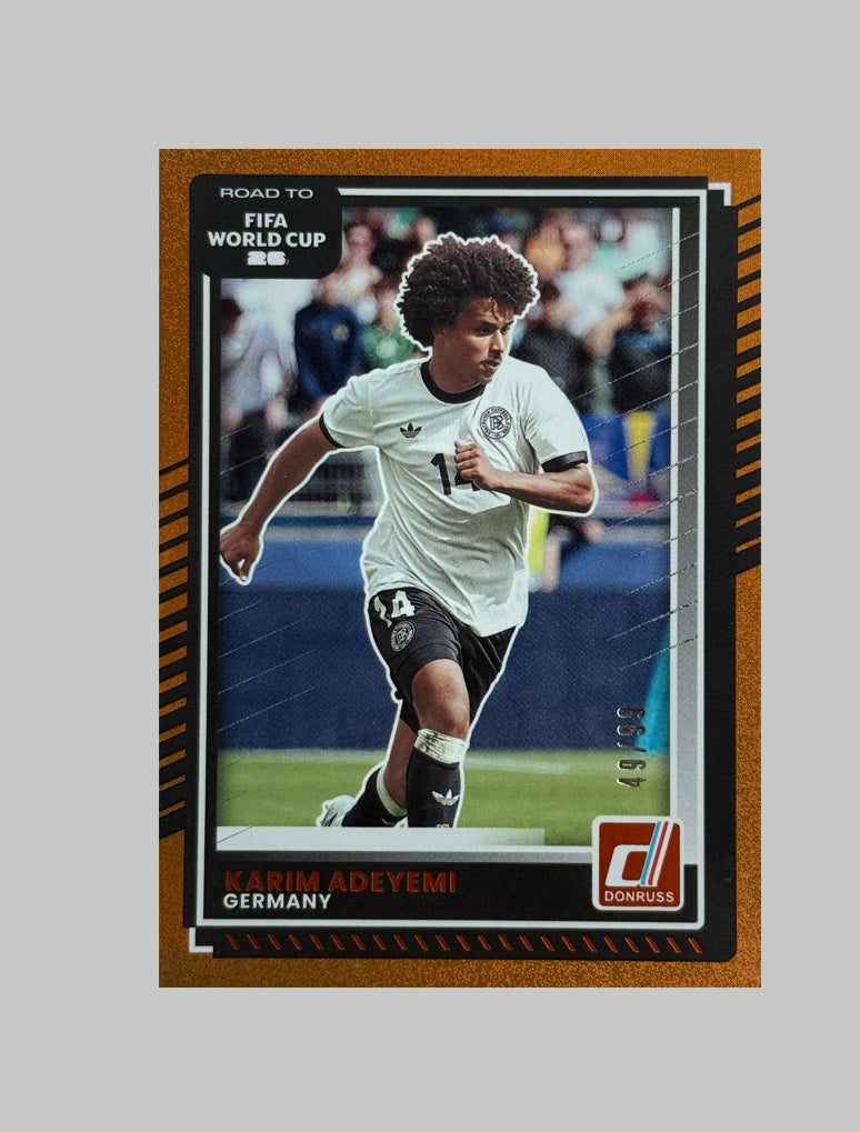 Panini Donruss Road to World Cup 2025-26 Karim Adeyemi 49/99