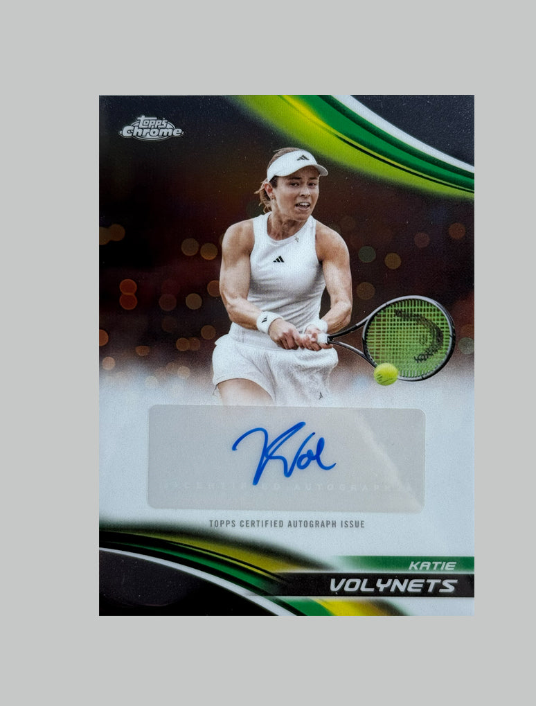 Topps Chrome Tennis 2025 Katie Volynets Auto