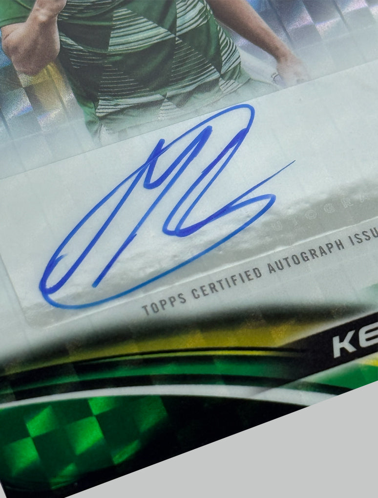 Topps Chrome Tennis 2025 Miomir Kecmanovic 50/99 Auto