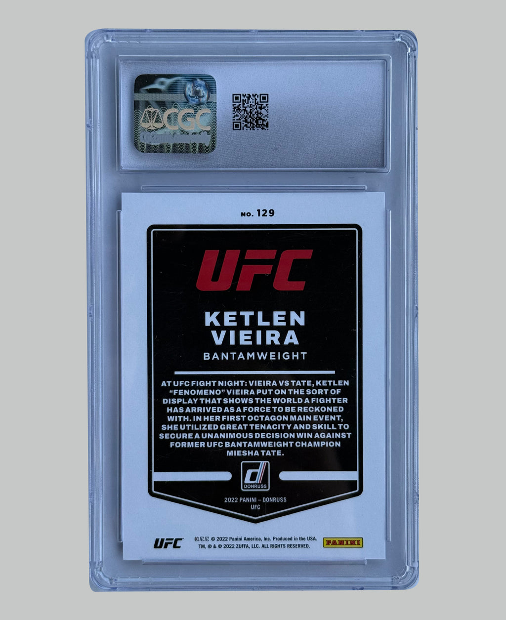 Panini Donruss Ketlen Vieira 50/99 CGC 9