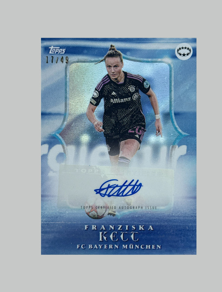 Topps WCL 2023-24 Franziska Kett 17/49 Auto