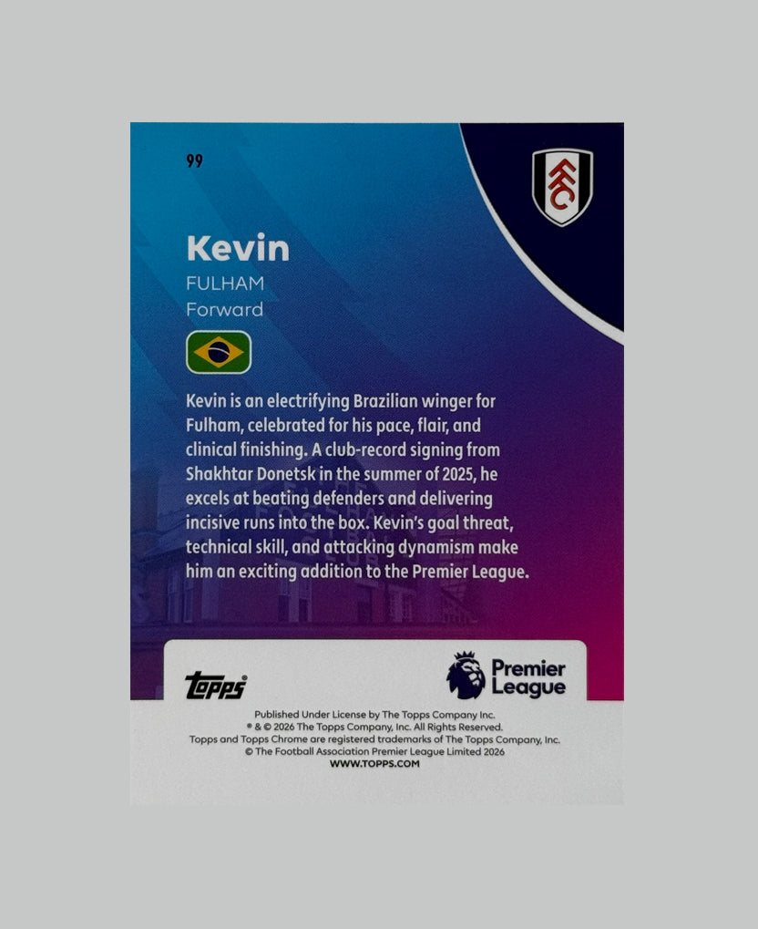 Topps Chrome Premier League 2026 Kevin 137/150