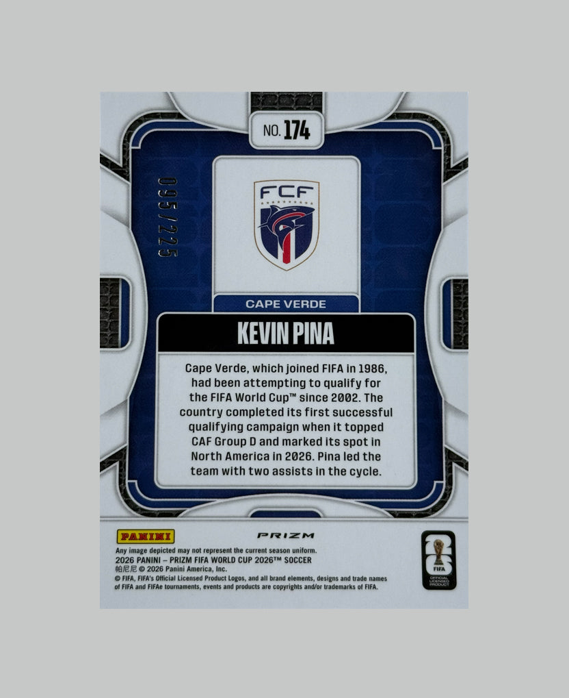 Panini Prizm World Cup 2026 Kevin Pina (RC) 095/225
