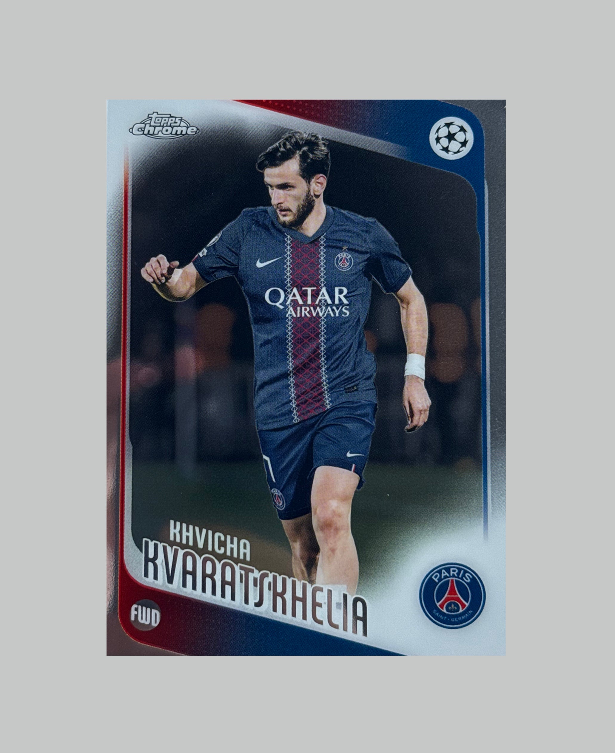Topps Chrome UCC 2025-26 Khvicha Kvaratskhelia