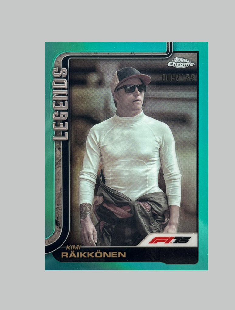 Topps Chrome F1 2025 Kimi Raikkonen 009/199