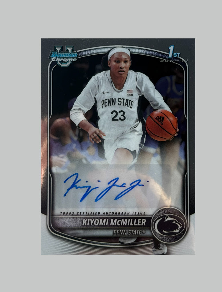 Topps Bowman U 2025-26 Kiyomi McMiller 1st Auto