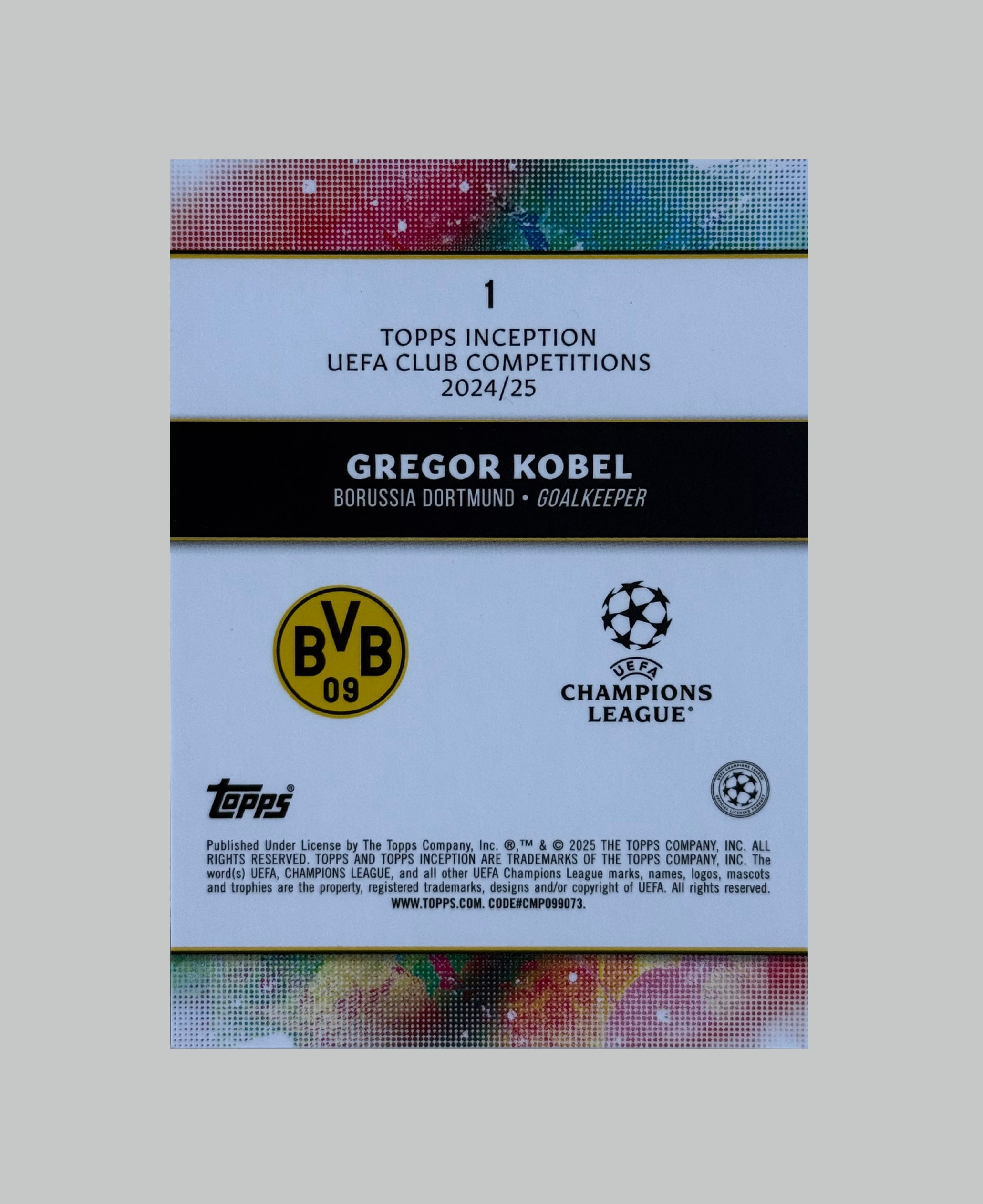 Topps Inception Gregor Kobel