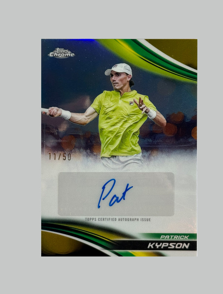 Topps Chrome Tennis 2025 Patrick Kypson 11/50 Auto