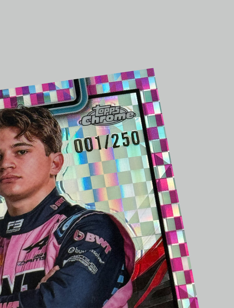 Topps Chrome F1 2025 Nicola Lacorte 001/250
