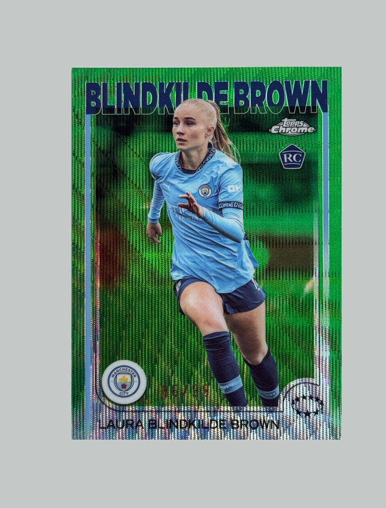 Topps Chrome WCL 2024-25 Laura Blindkilde Brown (RC) 86/99