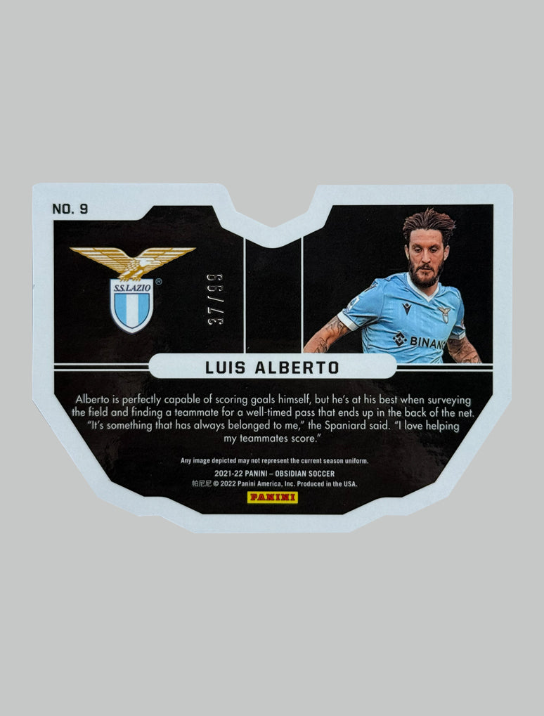 Panini Obsidian 2021-22 Luis/Alberto Vitreous 37/99 Die-Cut