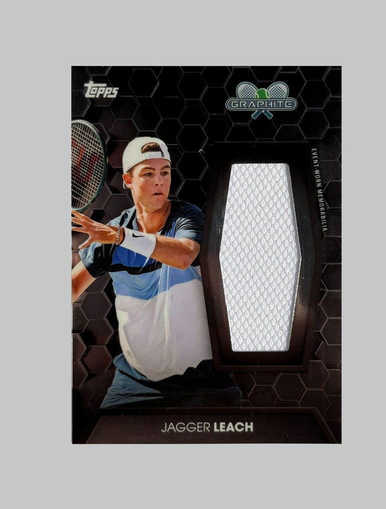 Topps Graphite Tennis 2026 Jagger Leach Relic