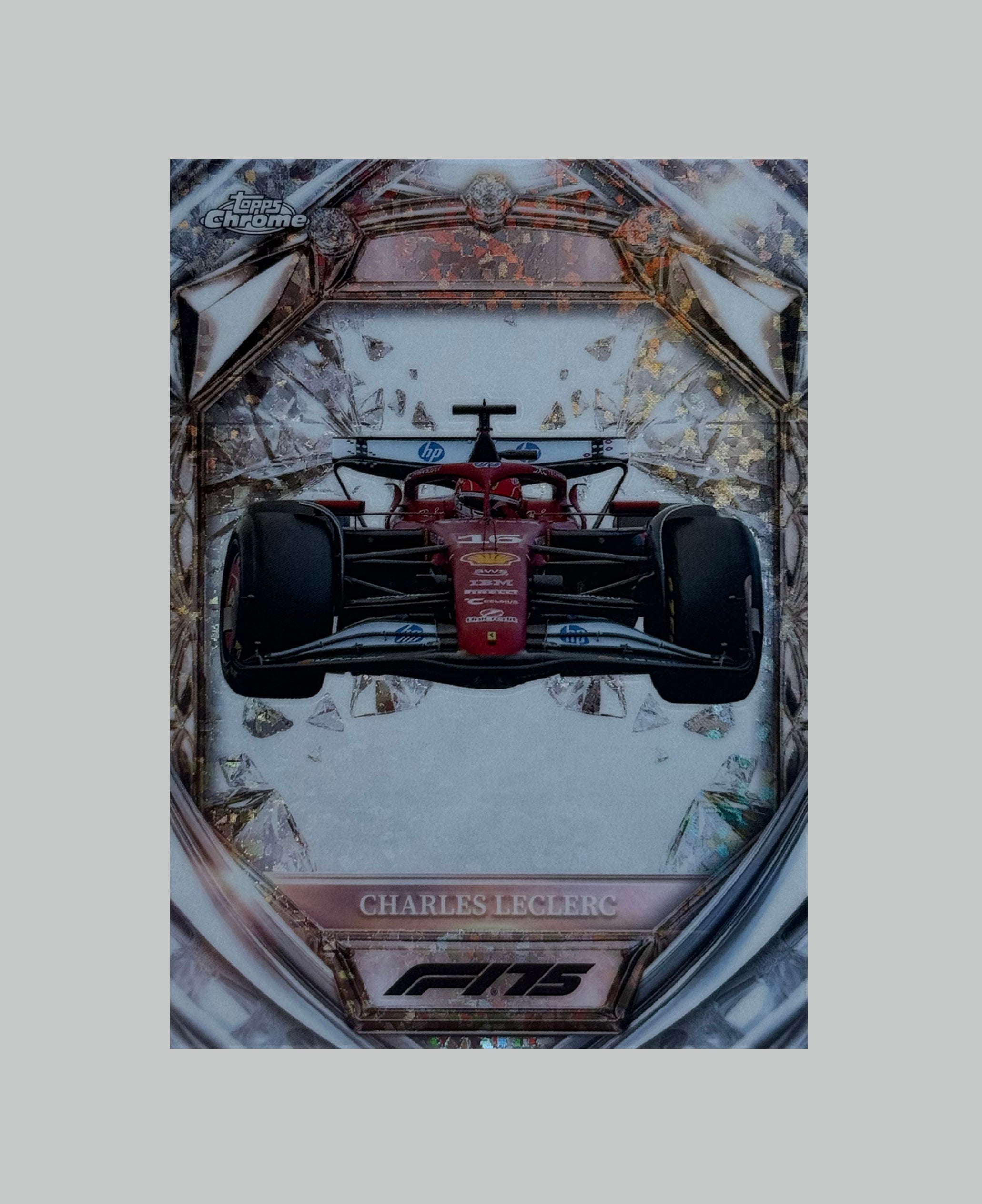 Topps Chrome F1 Charles Leclerc Diamond 75th Anniversary