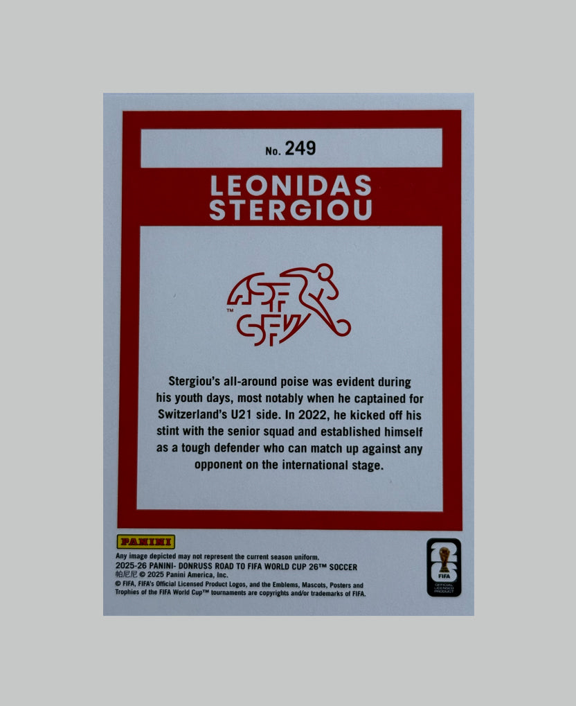 Panini Donruss Road to World Cup 2025-26 Leonidas Stergiou 151/349