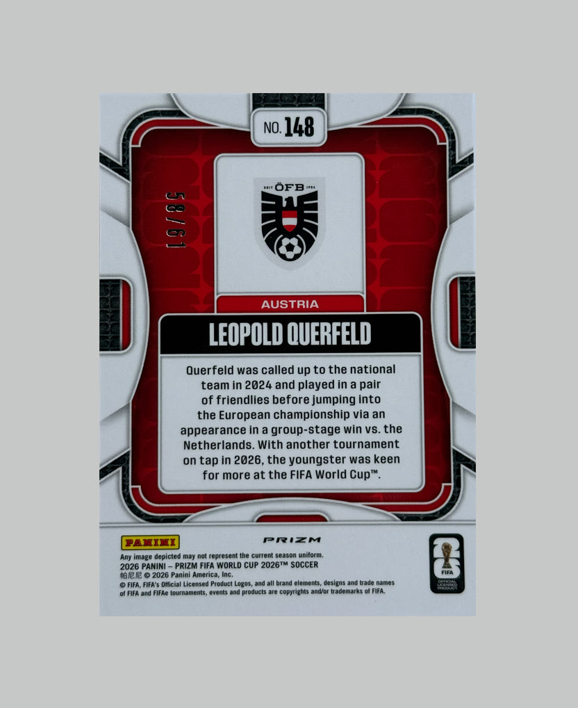 Panini Prizm World Cup 2026 Leopold Querfeld 58/61