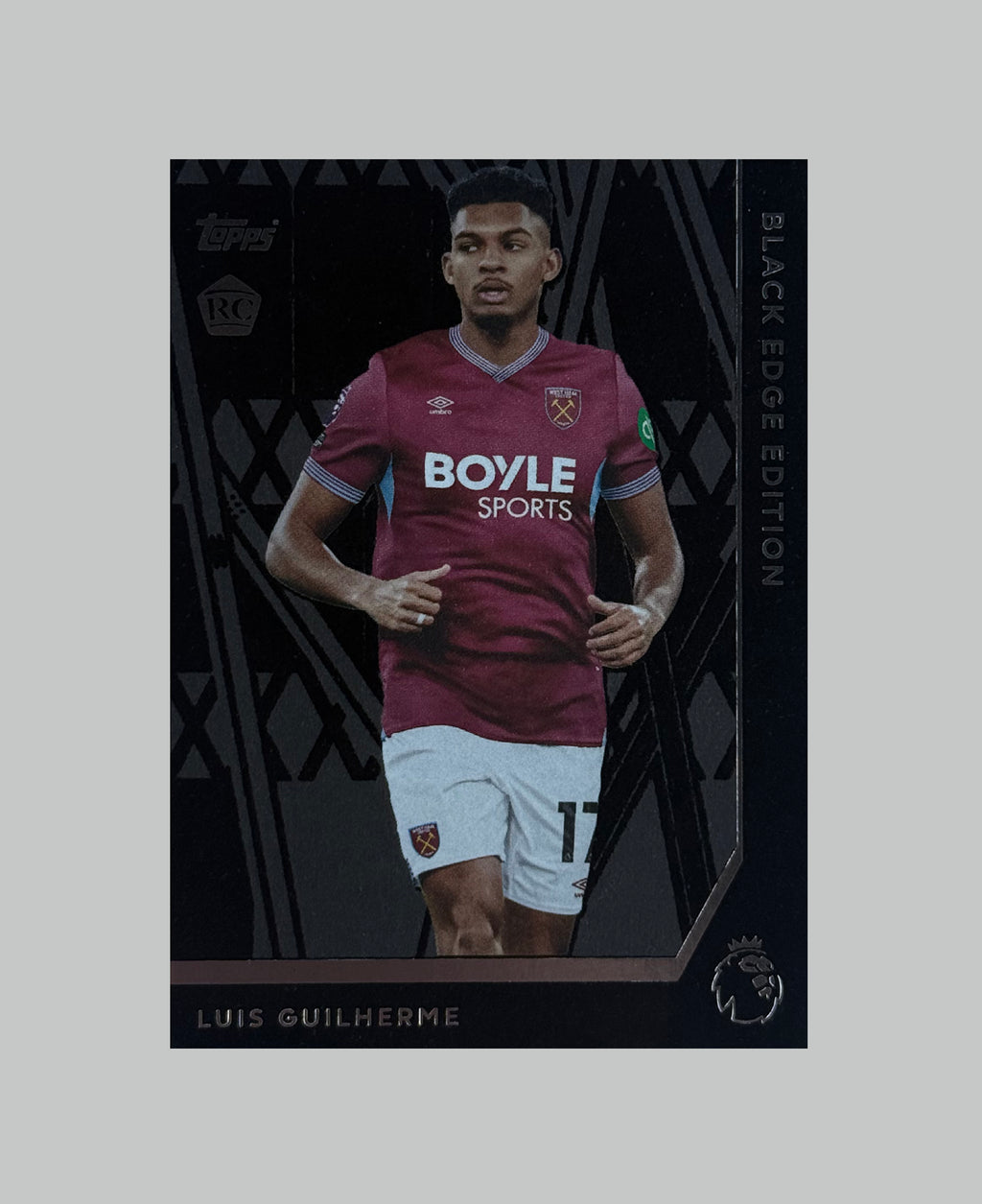Topps Premier League 2025/26 Luis Guilherme (RC) Black Edge