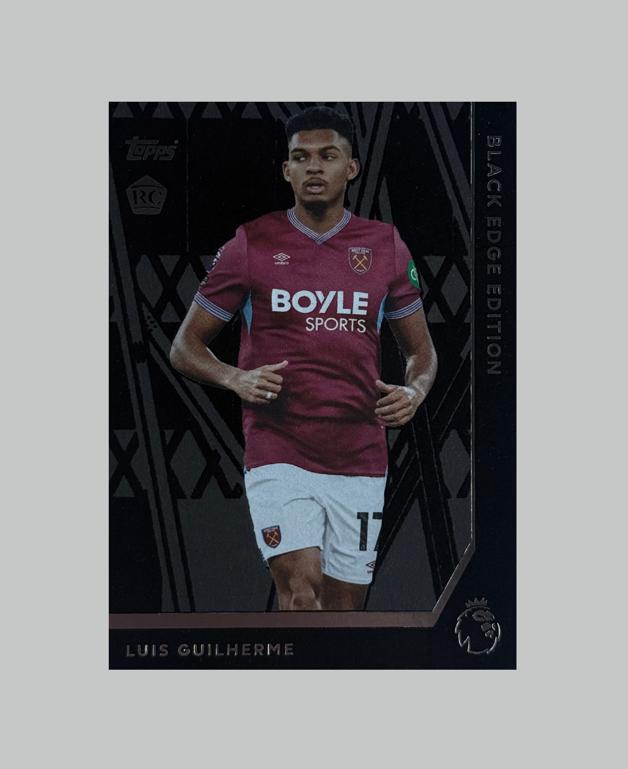 Topps Premier League 2025/26 Luis Guilherme (RC) Black Edge