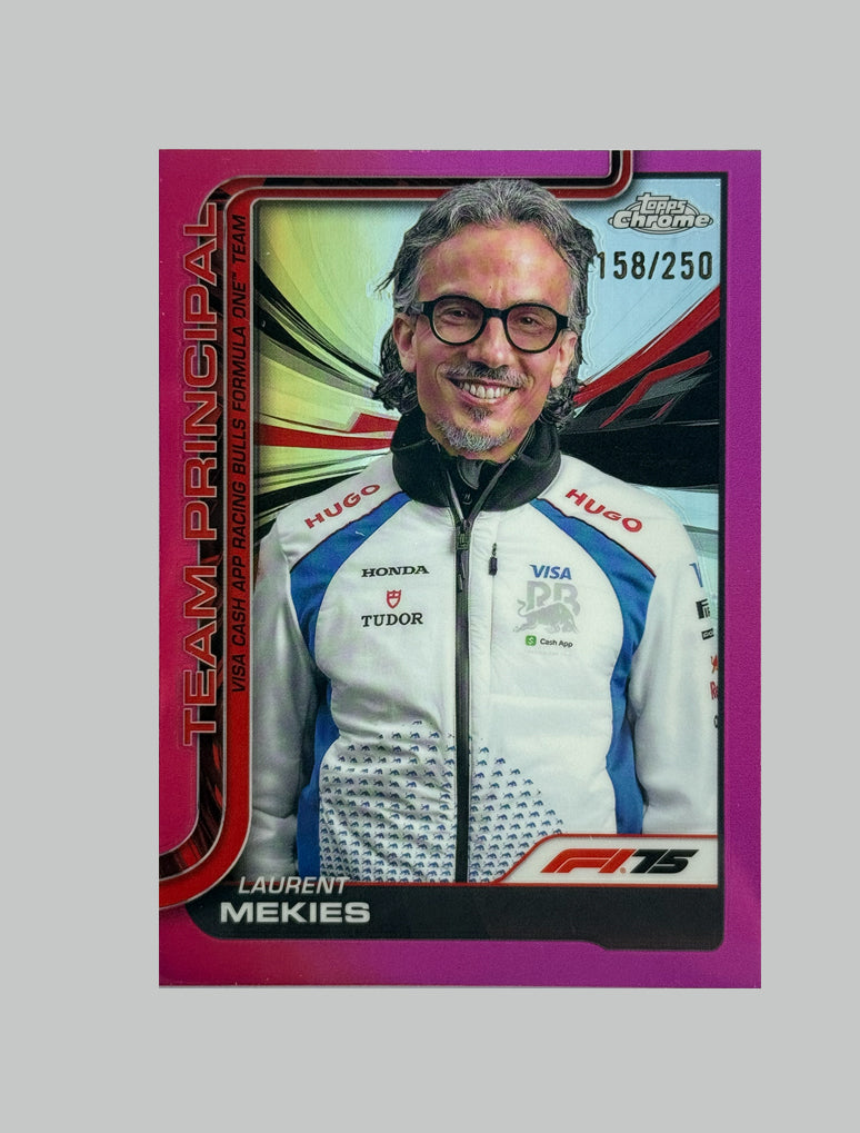 Topps Chrome F1 2025 Laurent Mekies 158/250