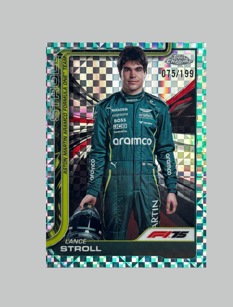 Topps Chrome F1 2025 Lance Stroll 075/199