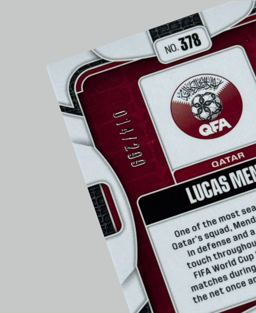 Panini Prizm World Cup 2026 Lucas Mendes (RC) 014/299