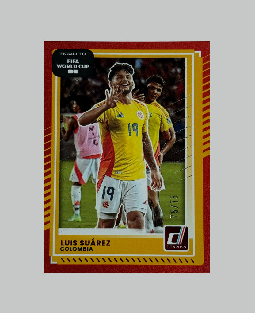 Panini Donruss Road to World Cup 2025-26 Luis Suarez 75/75