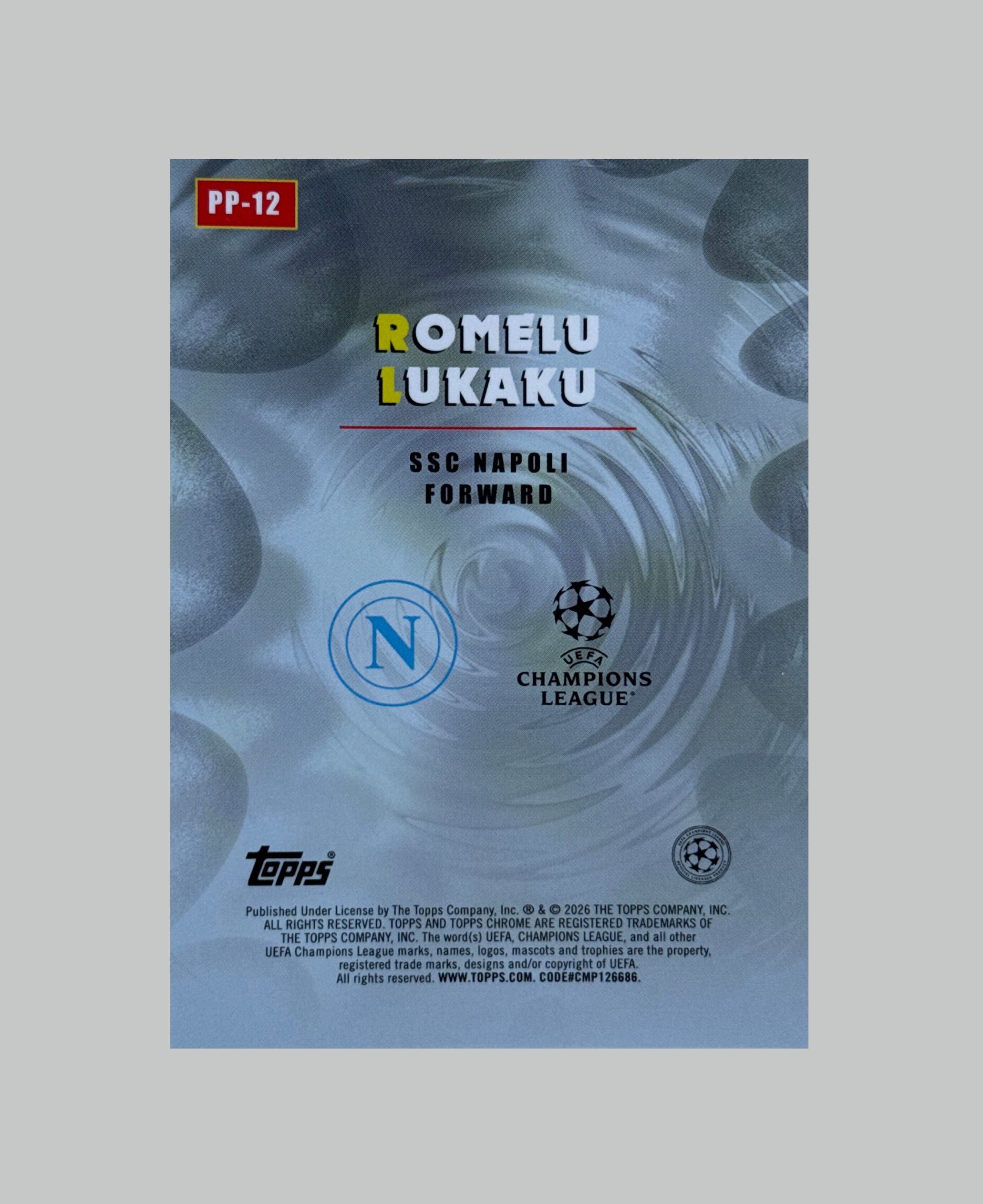 Topps Chrome UCC 2025-26 Romelu Lukaku Power Players