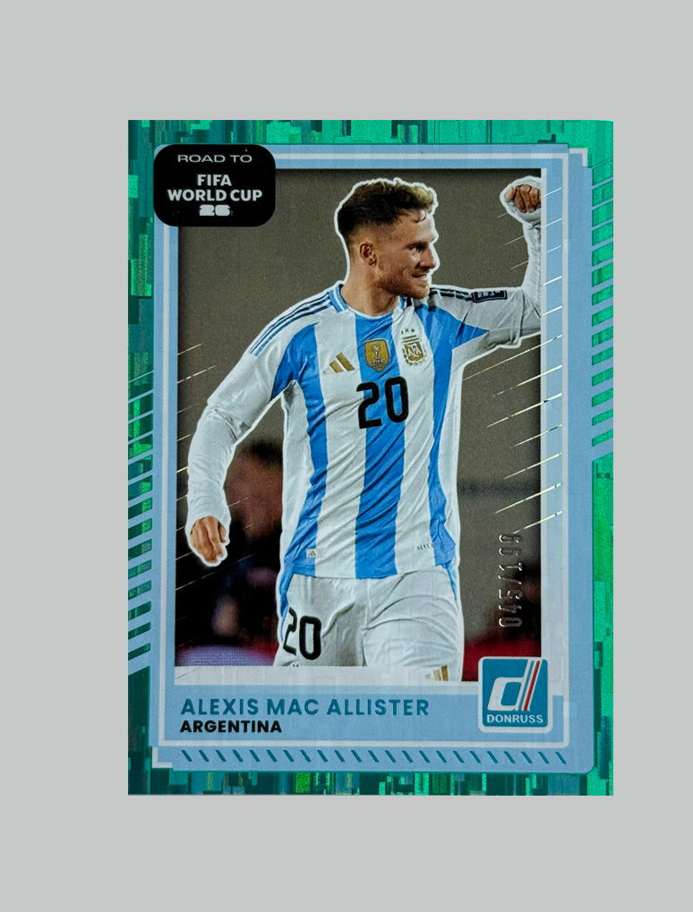 Panini Donruss Road to World Cup 2025-26 Alexis Mac Allister 045/199