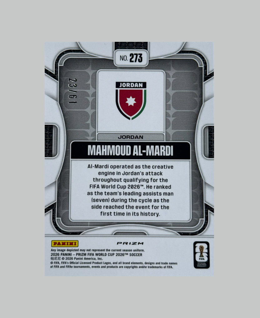 Panini Prizm World Cup 2026 Mahmoud Al-Mardi (RC) 23/61