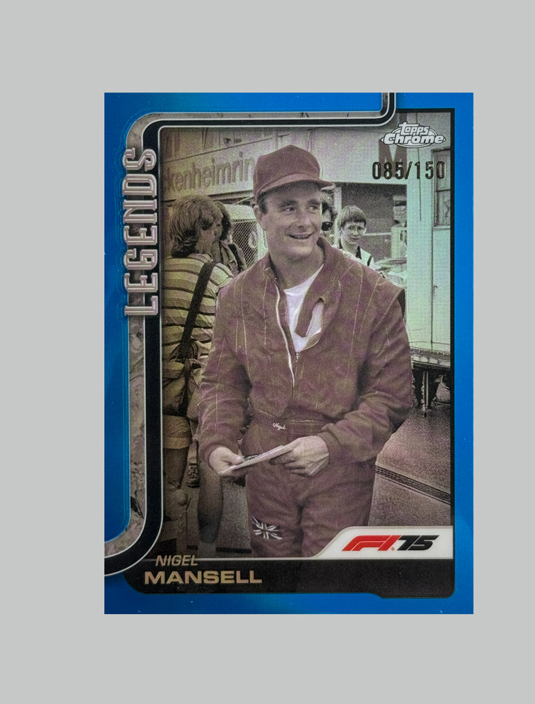 Topps Chrome F1 2025 Nigell Mansell 085/150