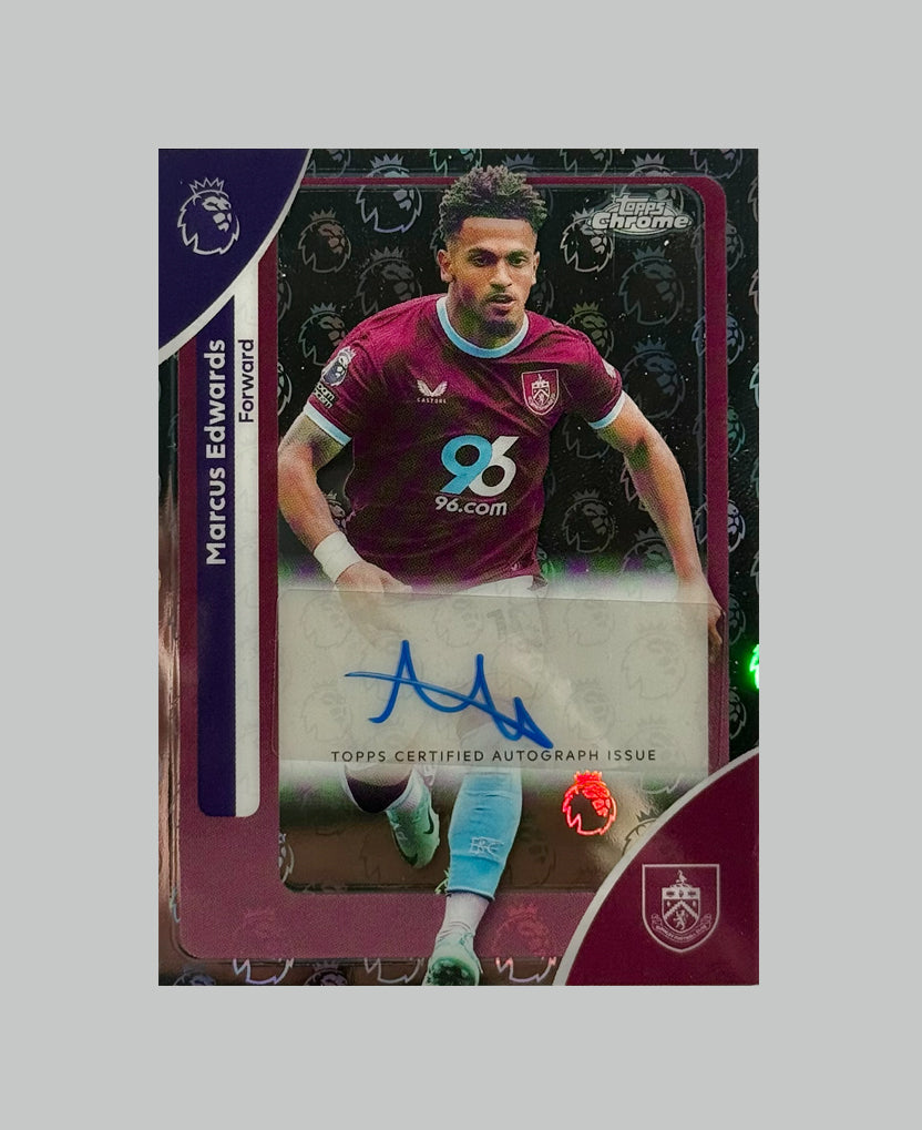 Topps Chrome Premier League 2026 Marcus Edwards Auto Logofractor